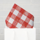 Search for red gingham tissue paper Rustic