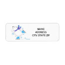 Search for skate return address labels Cartoon