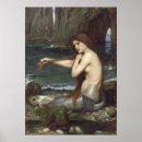 Search for vintage mermaid art Water