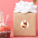 Search for cute cartoon fox stickers Kawaii