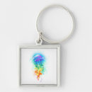 Search for metallic color key rings Vibrant