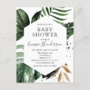 Search for modern greenery baby shower invitations Foliage