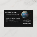 Search for satellite business cards World