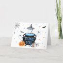 Search for halloween thank you cards Witch