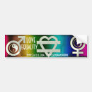 Search for equality bumper stickers Rainbow