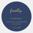 Search for gold save the date stickers Minimal