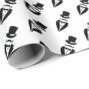 Search for black tie wrapping paper Vintage