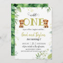Search for lion cub invitations Greenery