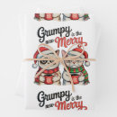Search for grumpy cat wrapping paper Santa