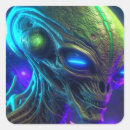 Search for blue alien stickers Ufo
