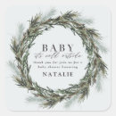 Search for thank you winter baby shower stickers Wreath