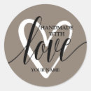 Search for handmade with love stickers Heart