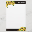 Search for sunflower stationery paper Yellow flowers
