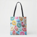 Search for cupcake pattern tote bags Doughnut