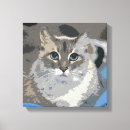 Search for abstract cat canvas prints Animals