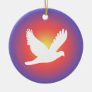 Search for white dove christmas tree decorations Red