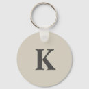 Search for cute monogram key rings Grey