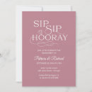 Search for sip sip hooray invitations Modern