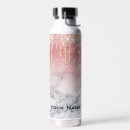 Search for rose gold glitter water bottles Elegant