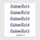 Search for dark blue stickers Business