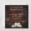 Search for skull halloween invitations Haunted