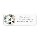 Search for blue and pink return address labels Modern