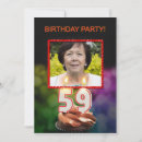 Search for 59th birthday invitations Party