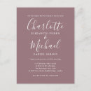 Search for mauve wedding invitations Modern