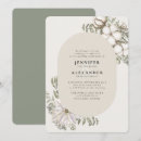 Search for olive green floral wedding invitations Elegant