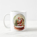 Search for snow globe mugs Santa