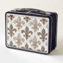 Search for fleur de lis food storage Black and white