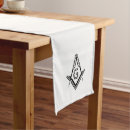 Search for table runners Black and white