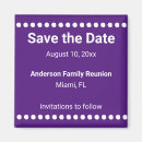 Search for purple save the date magnets Script