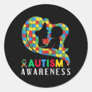 Search for autism support stickers Month