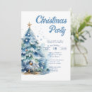 Search for tree 5x7 christmas invitations Watercolor