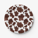 Search for brown cow paper plates Brown and white