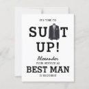 Search for time to suit up invitations Tuxedo