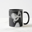 Search for black and white cat art mugs Feline
