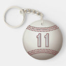 Search for baseball number key rings Player