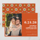 Search for pink flower save the dates Unique