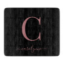 Search for black and gold chopping boards Monogrammed