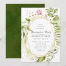 Search for foliage graduation invitations Geometric