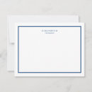 Search for blue border note cards Chic