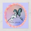 Search for fairytale illustrations invitations Blue