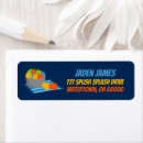 Search for pool party return address labels Summer