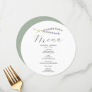 Search for printing wedding menus Reception
