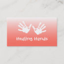 Search for massage hands business cards Healing