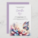 Search for spanish butterfly invitations Purple