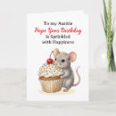 Search for cute auntie cards Cupcake