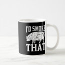Search for funny bbq mugs Id smoke